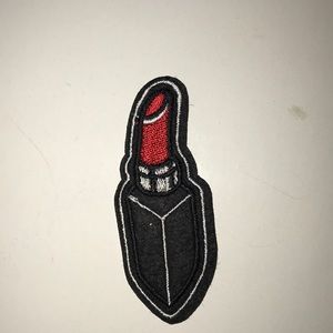 Red Lipstick Iron on Patch 🧡 Accepting Offers 🧡